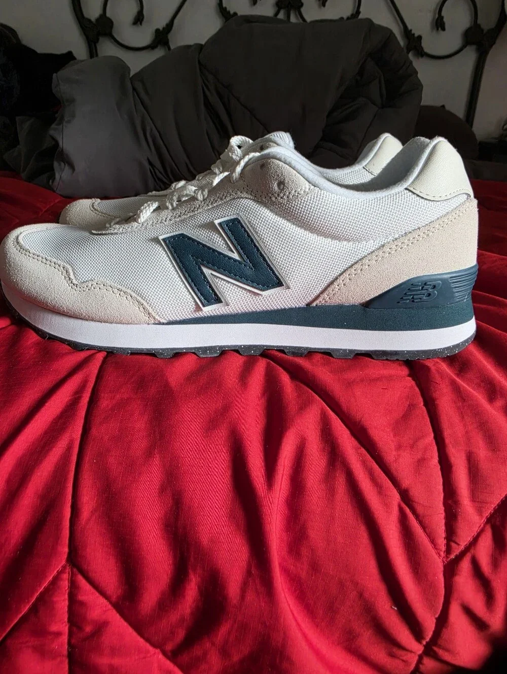 New Balance FIRE! NWOB! The 515 Sneakers in Sea Salt/Medusa Green. Sz 7.5 R2S! - Picture 7 of 12